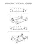 CAR SUPPORT FRAME WITH TYRE PROTECTION BARRIER diagram and image