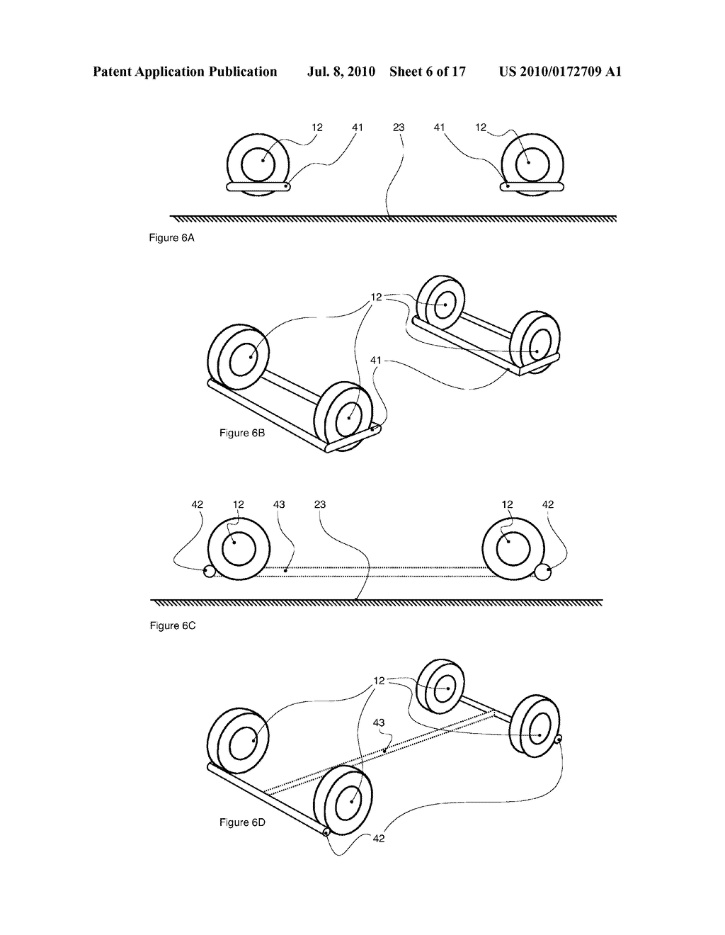 CAR SUPPORT FRAME WITH TYRE PROTECTION BARRIER - diagram, schematic, and image 07