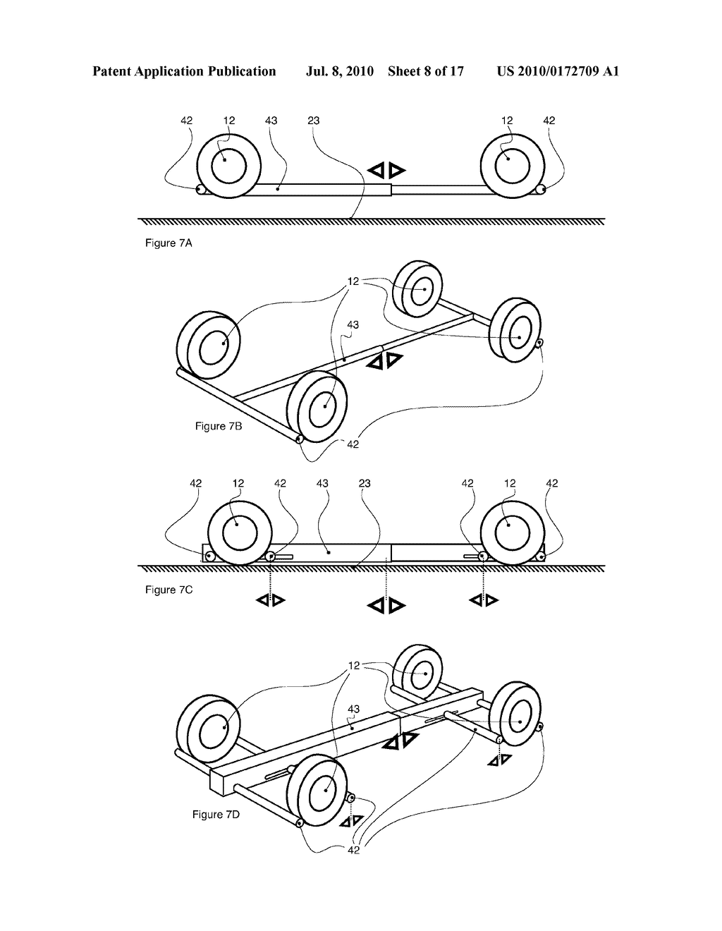 CAR SUPPORT FRAME WITH TYRE PROTECTION BARRIER - diagram, schematic, and image 09