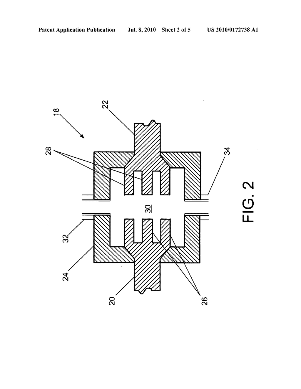 Method of Matching Thermal Response Rates Between A Stator and a Rotor and Fluidic Thermal Switch for Use Therewith - diagram, schematic, and image 03