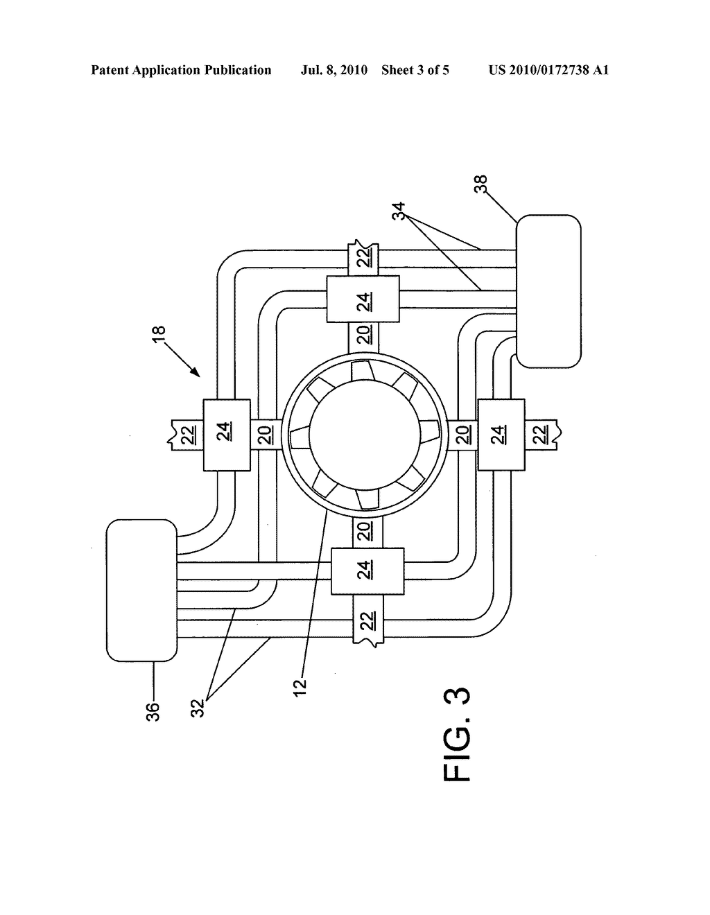 Method of Matching Thermal Response Rates Between A Stator and a Rotor and Fluidic Thermal Switch for Use Therewith - diagram, schematic, and image 04