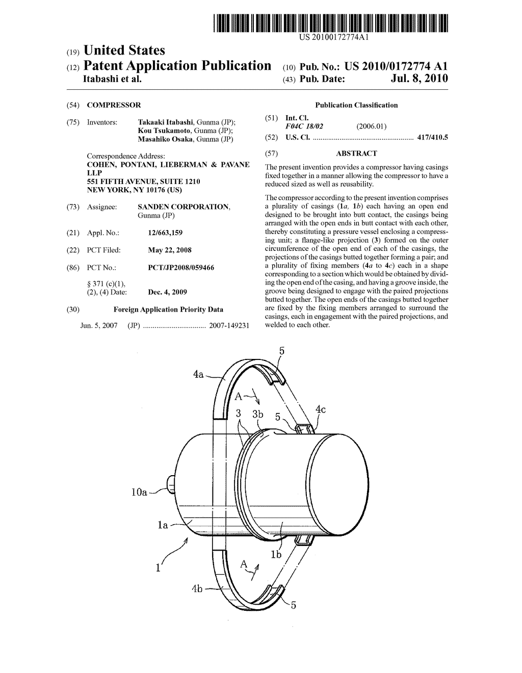 Compressor - diagram, schematic, and image 01