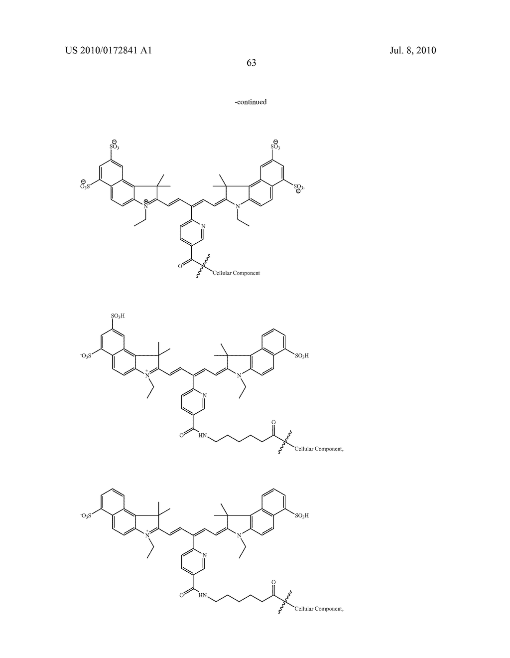 VIABLE NEAR-INFRARED FLUOROCHROME LABELED CELLS AND METHODS OF MAKING AND USING THE SAME - diagram, schematic, and image 66