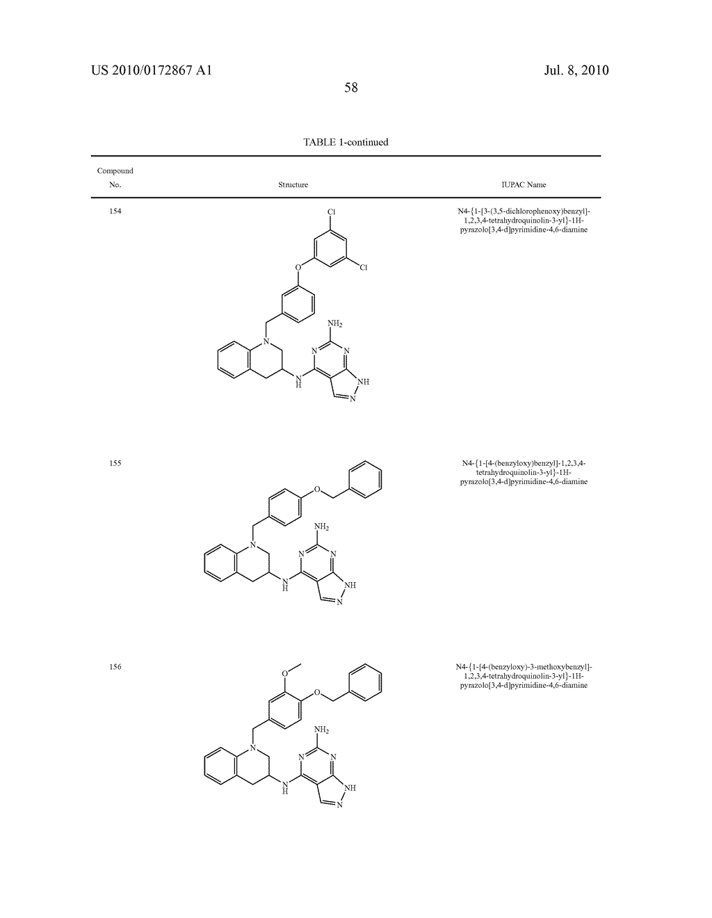 SUBSTITUTED 1H-PYRAZOLO[3,4-D]PYRIMIDINE-6-AMINE COMPOUNDS - diagram, schematic, and image 59