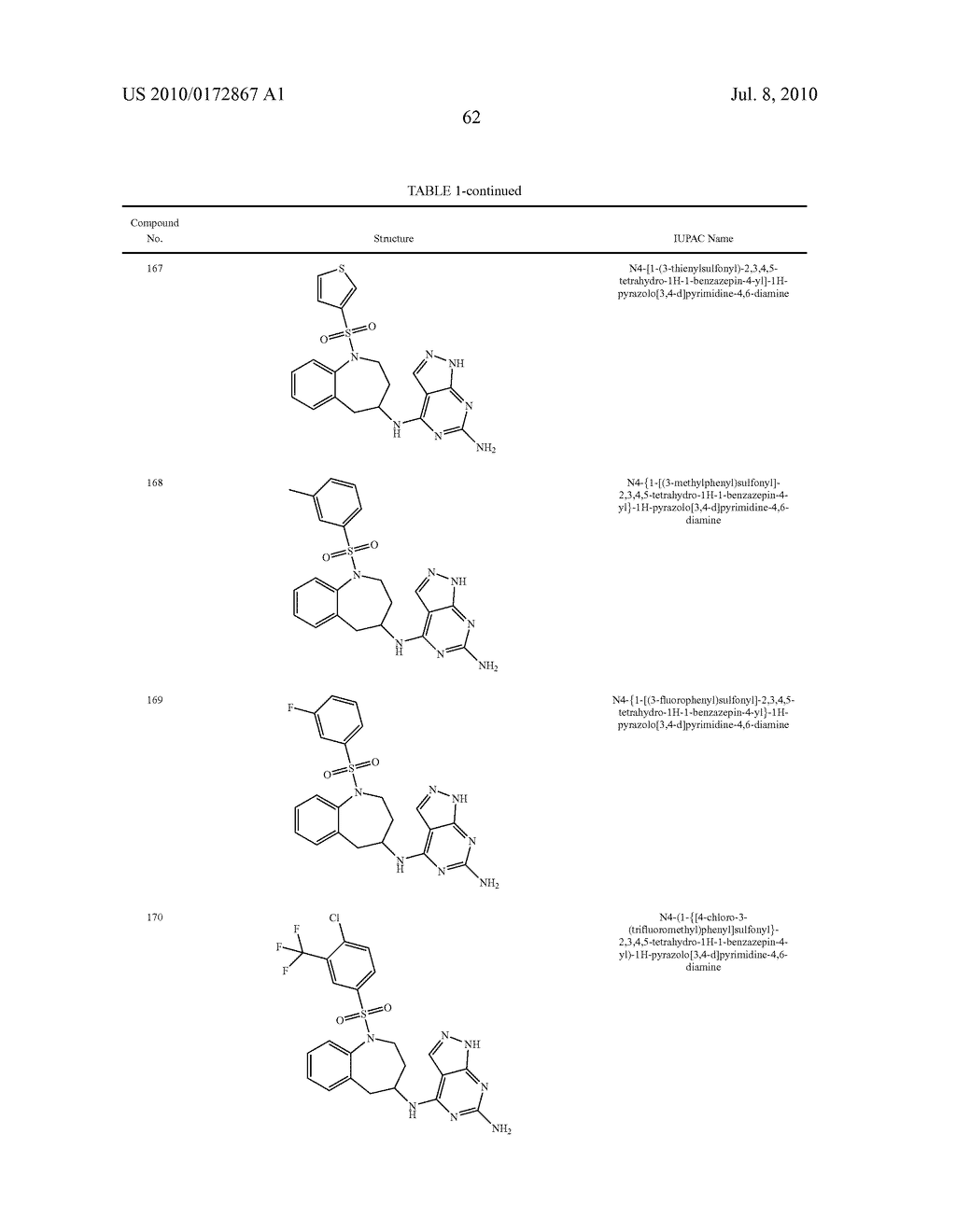 SUBSTITUTED 1H-PYRAZOLO[3,4-D]PYRIMIDINE-6-AMINE COMPOUNDS - diagram, schematic, and image 63