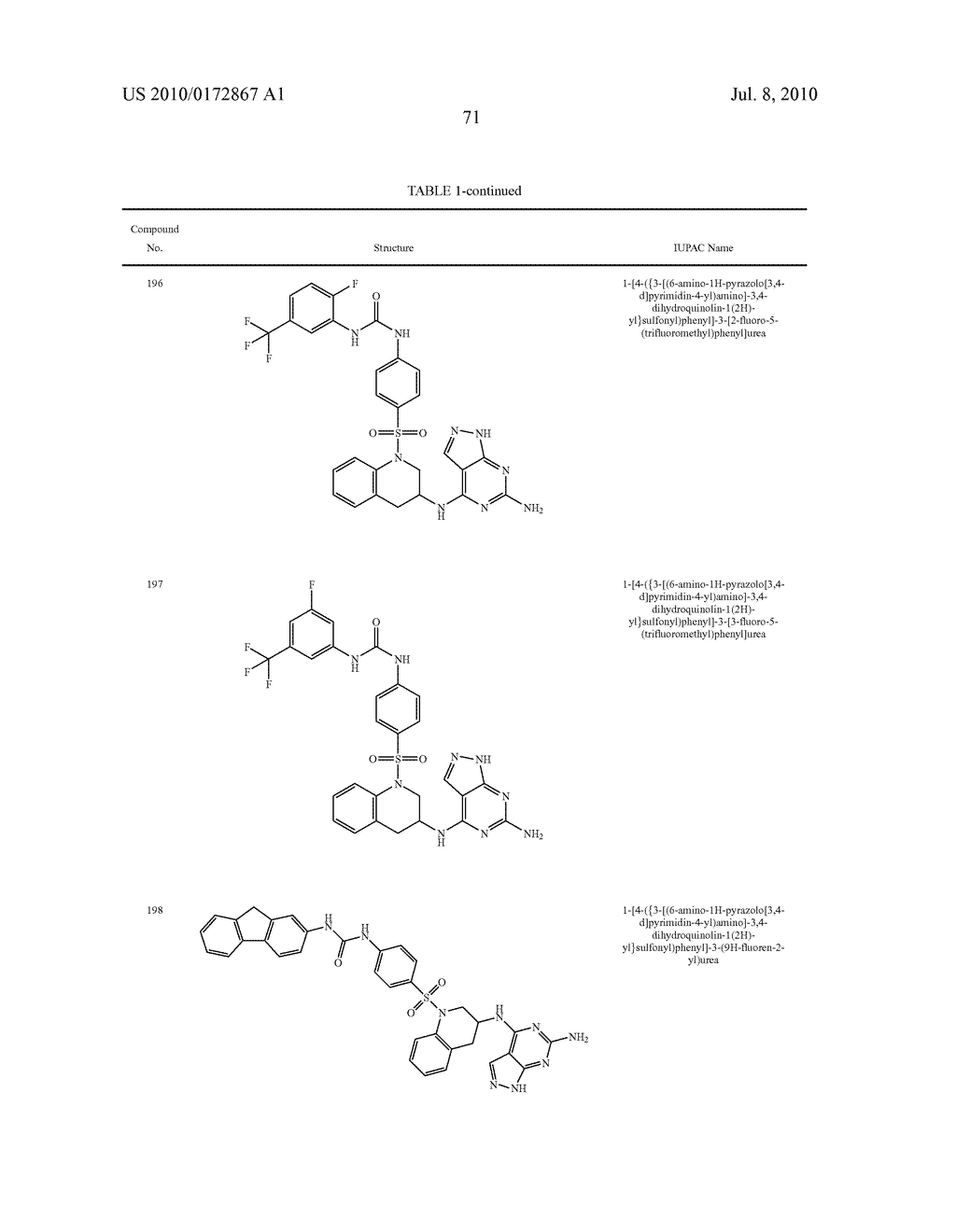 SUBSTITUTED 1H-PYRAZOLO[3,4-D]PYRIMIDINE-6-AMINE COMPOUNDS - diagram, schematic, and image 72