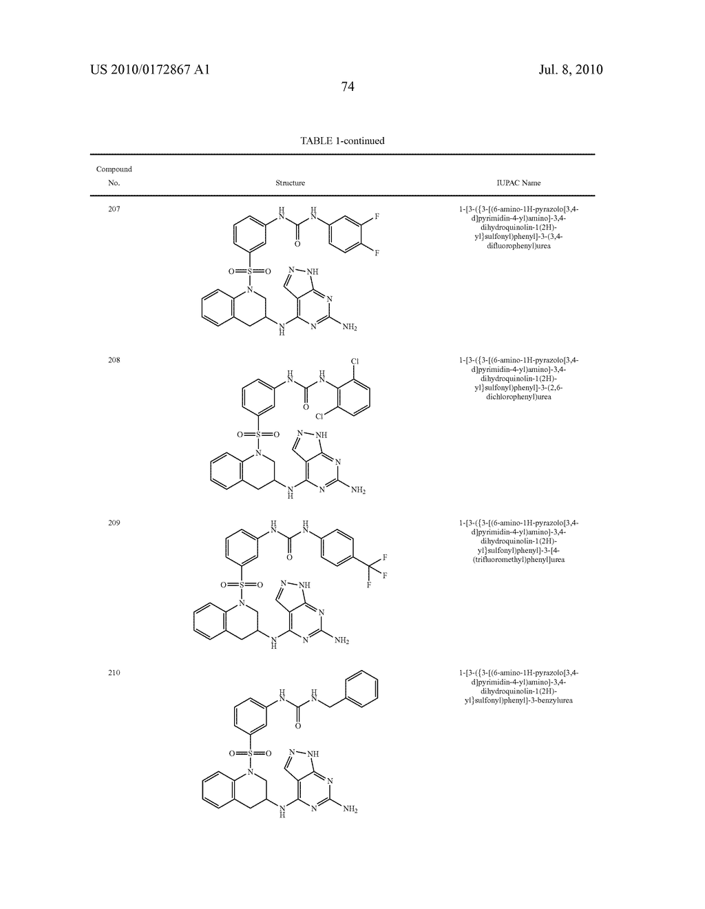 SUBSTITUTED 1H-PYRAZOLO[3,4-D]PYRIMIDINE-6-AMINE COMPOUNDS - diagram, schematic, and image 75