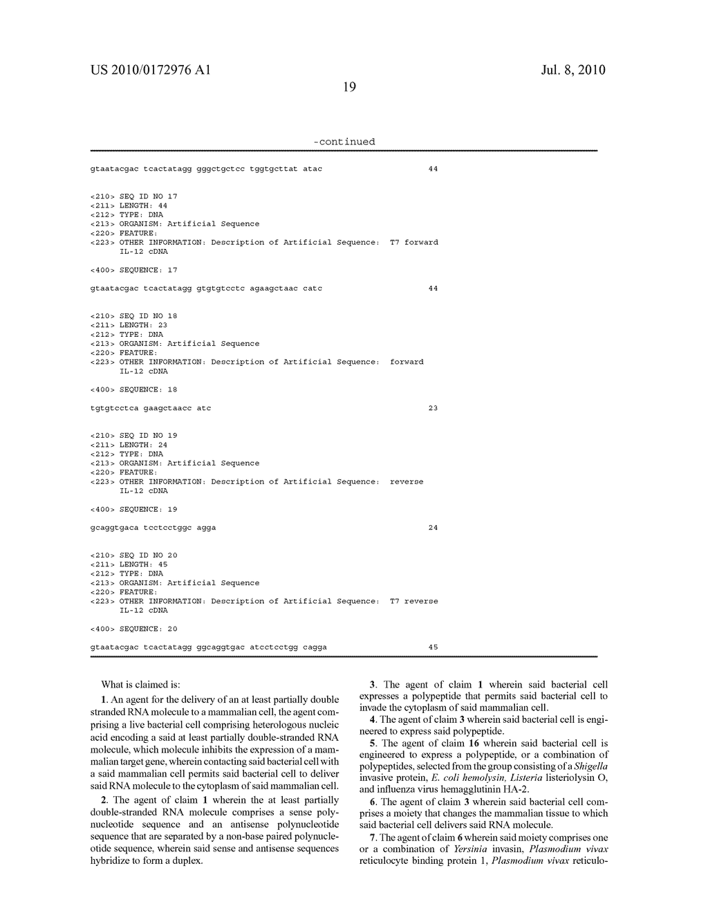 METHODS AND COMPOSITIONS FOR INHIBITING THE FUNCTION OF POLYNUCLEOTIDE SEQUENCES - diagram, schematic, and image 21