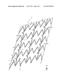 COATED STENT WITH GEOMETRY DETERMINATED FUNCTIONALITY AND METHOD OF MAKING THE SAME diagram and image