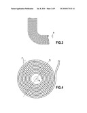 METHOD FOR MAKING COMPOSITE PARTS HAVING AT LEAST ONE CURVED AREA diagram and image