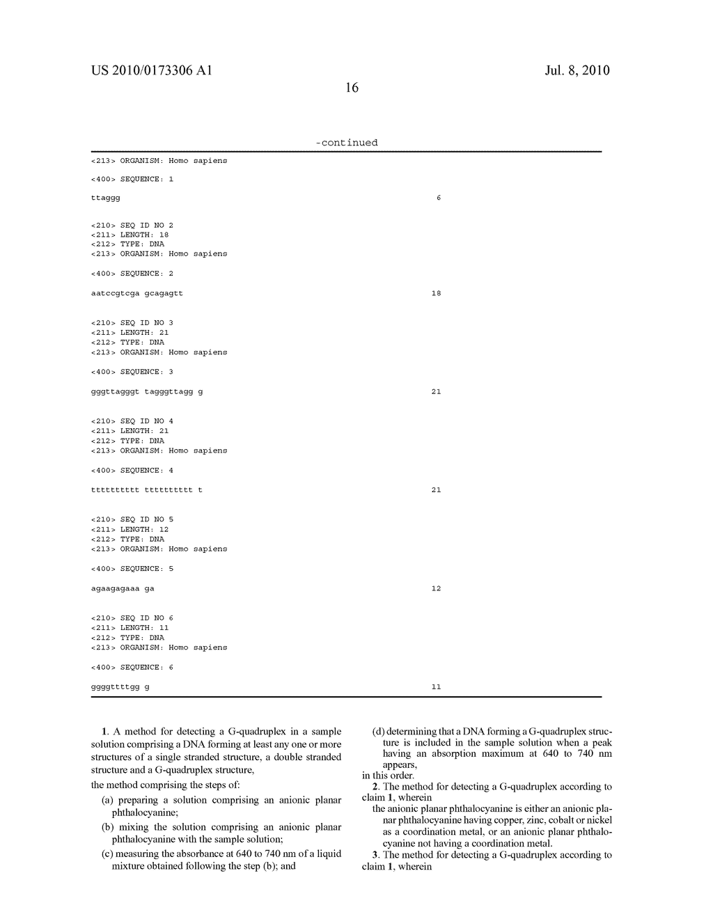 METHOD FOR DETECTING G-QUADRUPLEX, METHOD FOR DETECTING G-QUADRUPLEX-FORMING DNA AND METHOD FOR DETERMINING TELOMERASE ACTIVITY - diagram, schematic, and image 53