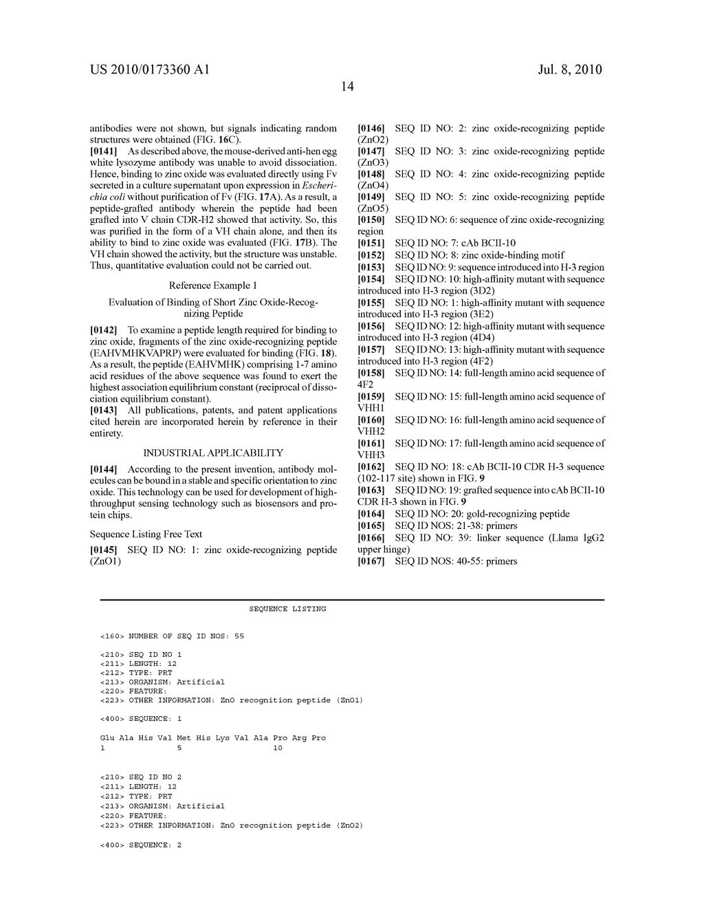 ZINC OXIDE-BINDING ANTIBODY AND USE THEREOF - diagram, schematic, and image 37