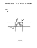 Hand-held microfluidic testing device diagram and image