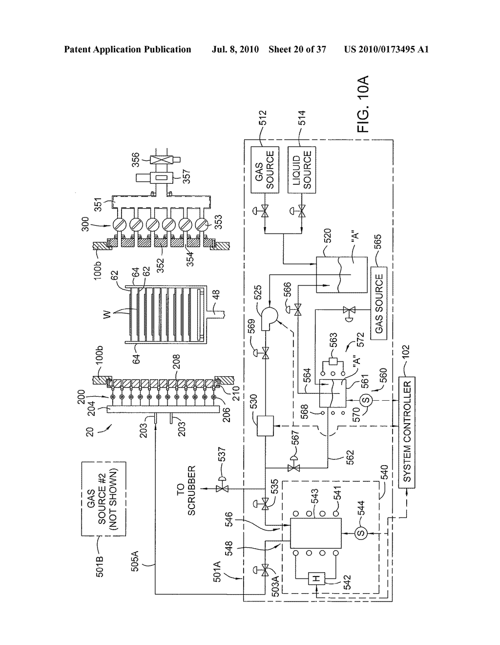 SUBSTRATE PROCESSING APPARATUS USING A BATCH PROCESSING CHAMBER - diagram, schematic, and image 21