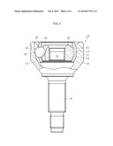 FIXED CONSTANT VELOCITY UNIVERSAL JOINT AND METHOD FOR MANUFACTURING OUTER RACE THEREOF diagram and image