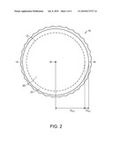 GOLF BALL HAVING REDUCED SURFACE HARDNESS diagram and image