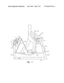 Exercise device with flexible support elements diagram and image