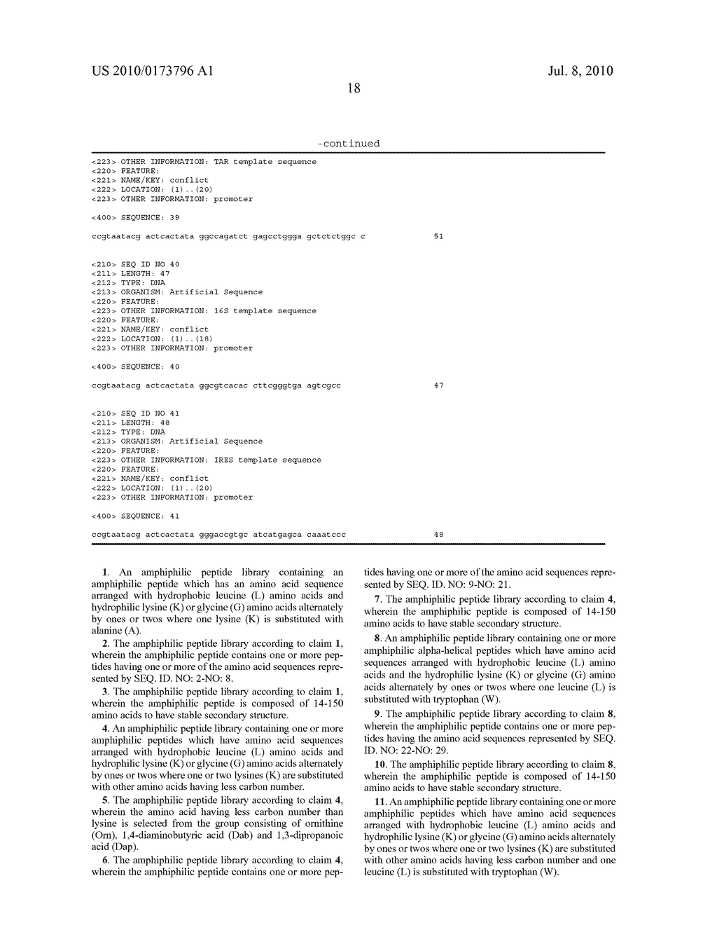 PROCESS FOR SCREENING OF A BINDING AMPHIPHILIC PEPTIDES SPECIFIC FOR HAIRPIN RNA - diagram, schematic, and image 24