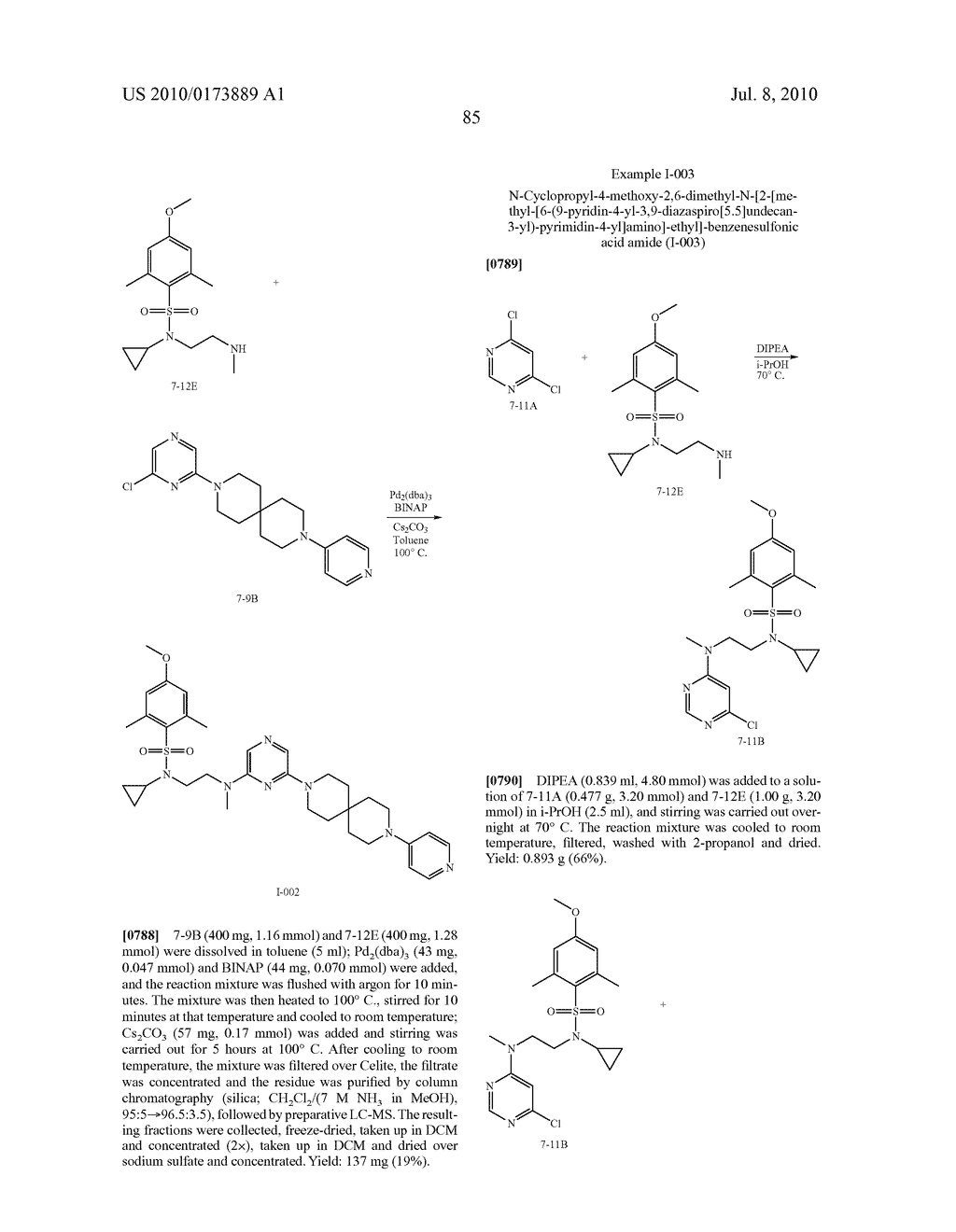 Substituted Pyrimidine and Triazine Compounds - diagram, schematic, and image 86