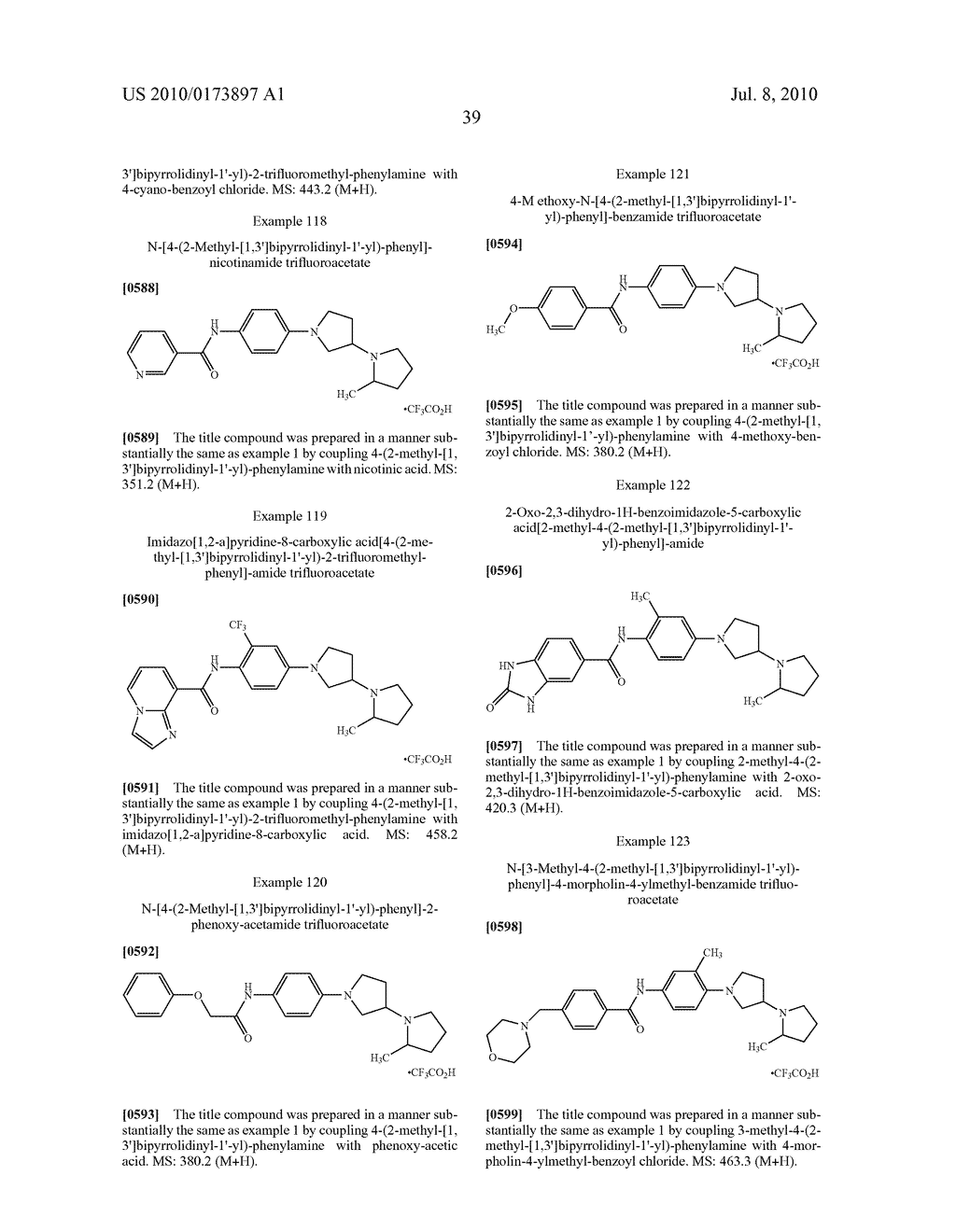 SUBSTITUTED N-PHENYL-BIPYRROLIDINE CARBOXAMIDES AND THERAPEUTIC USE THEREOF - diagram, schematic, and image 40