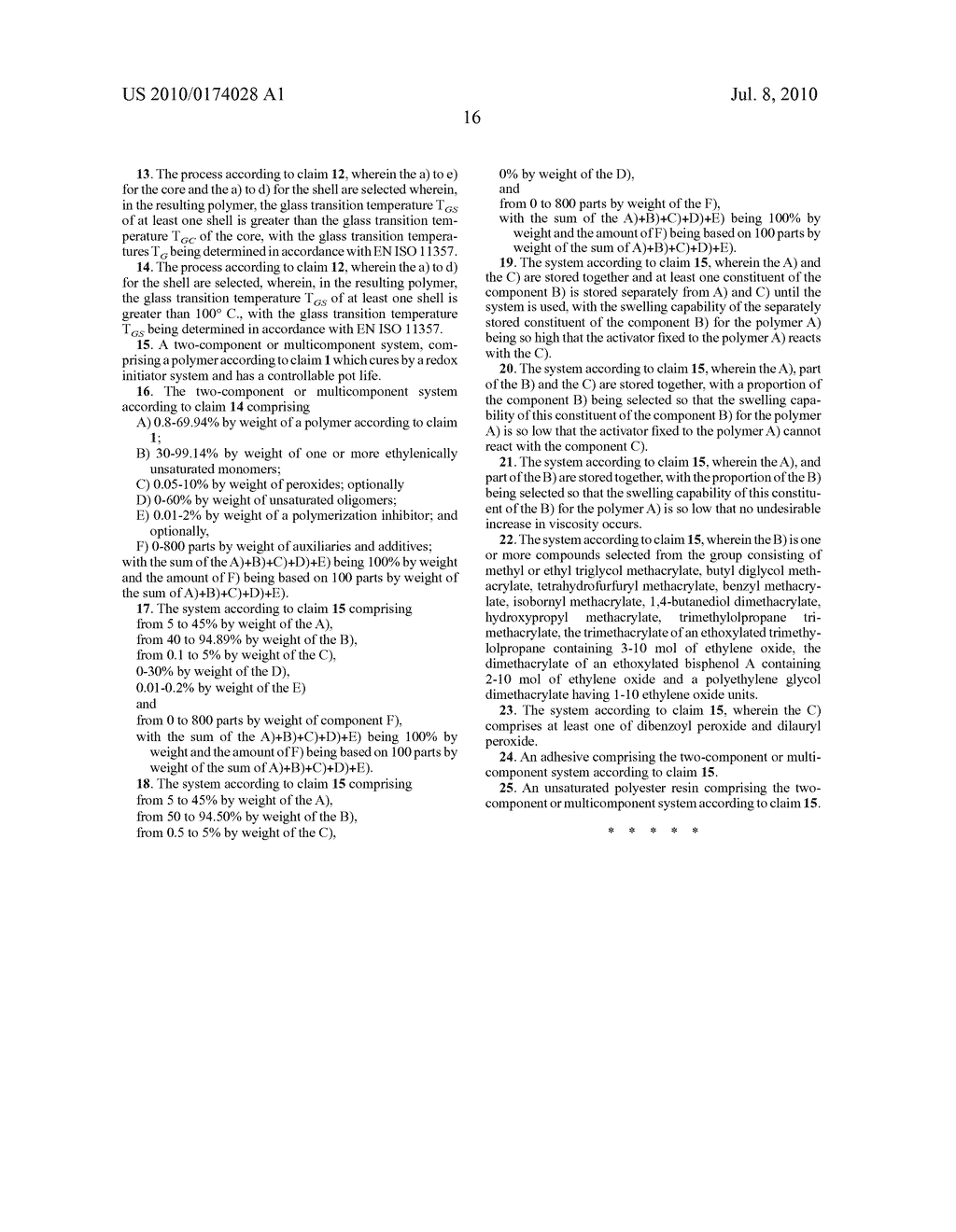 EMULSION POLYMER COMPRISING ACTIVATORS, PROCESS FOR PREPARATION THEREOF AND USE THEREOF IN TWO-COMPONENT OR MULTICOMPONENT SYSTEMS - diagram, schematic, and image 17