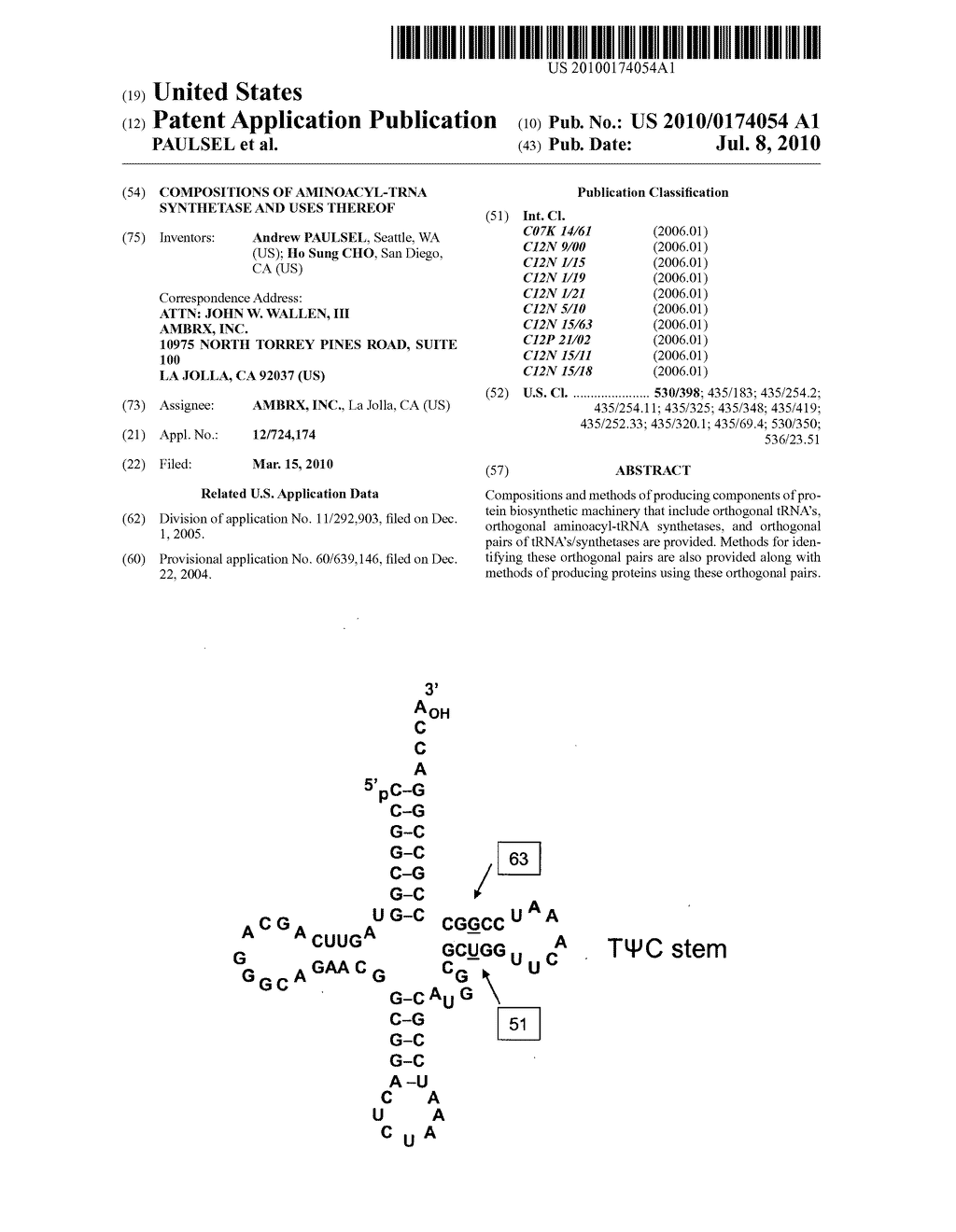 Compositions of Aminoacyl-tRNA Synthetase and Uses Thereof - diagram, schematic, and image 01