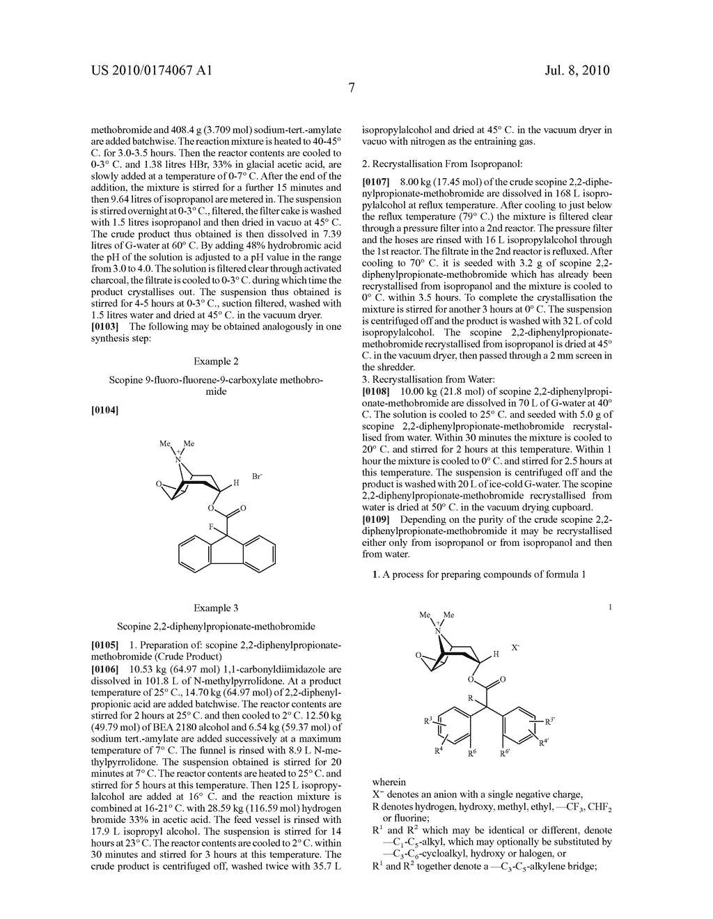 Method for Producing Scopine Esters - diagram, schematic, and image 08