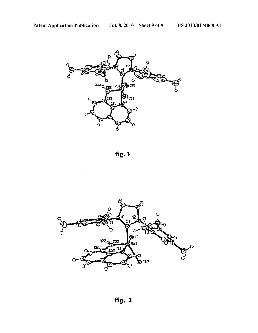 Complex of Ruthenium and Osmium, Method of Production Thereof and Use Thereof As (Pre)Catalysts of the Metathesis Reaction - diagram, schematic, and image 10