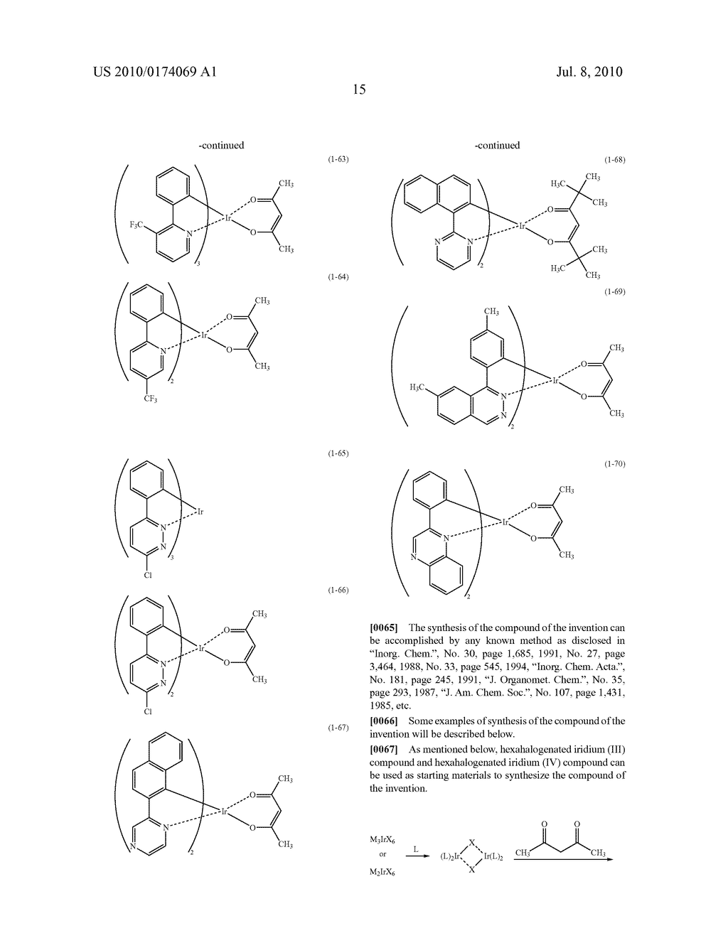 LIGHT-EMITTING MATERIAL COMPRISING ORTHOMETALATED IRIDIUM COMPLEX, LIGHT-EMITTING DEVICE, HIGH EFFICIENCY RED LIGHT-EMITTING DEVICE, AND NOVEL IRIDIUM COMPLEX - diagram, schematic, and image 16