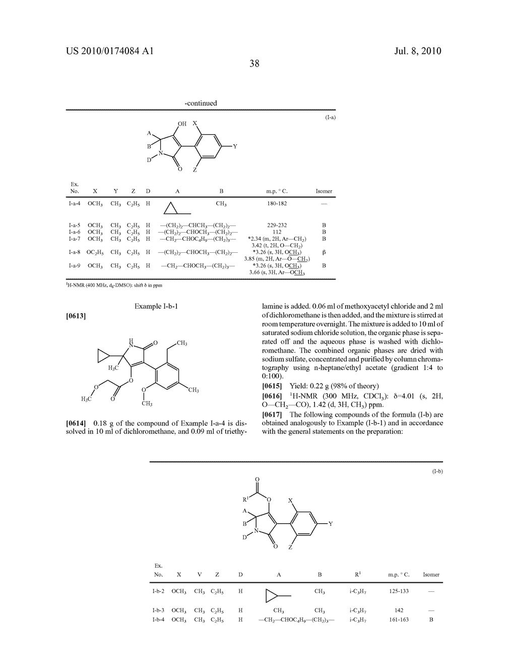 2-Alkoxy-6-alkyl-phenyl-substituted Spirocyclic Tetramic Acid Derivatives - diagram, schematic, and image 39