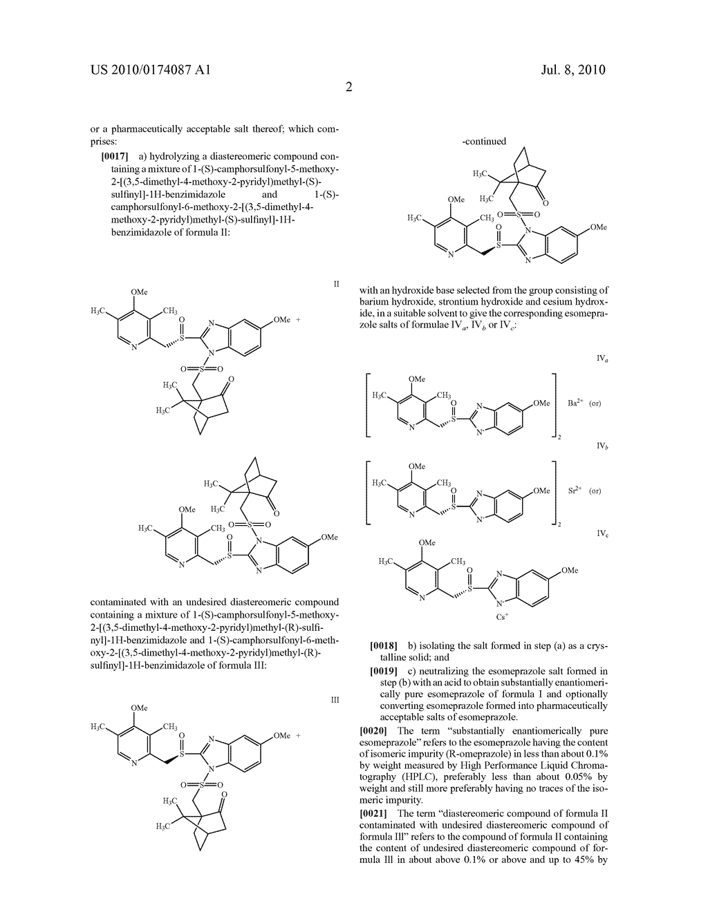 PROCESS FOR PREPARATION OF ENANTIOMERICALLY PURE ESOMEPRAZOLE - diagram, schematic, and image 03
