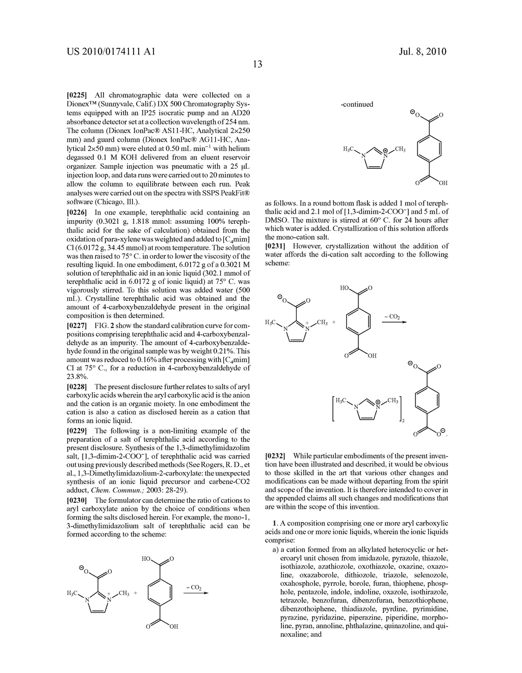 PROCESS FOR PURIFICATION OF ARYL CARBOXYLIC ACIDS - diagram, schematic, and image 19