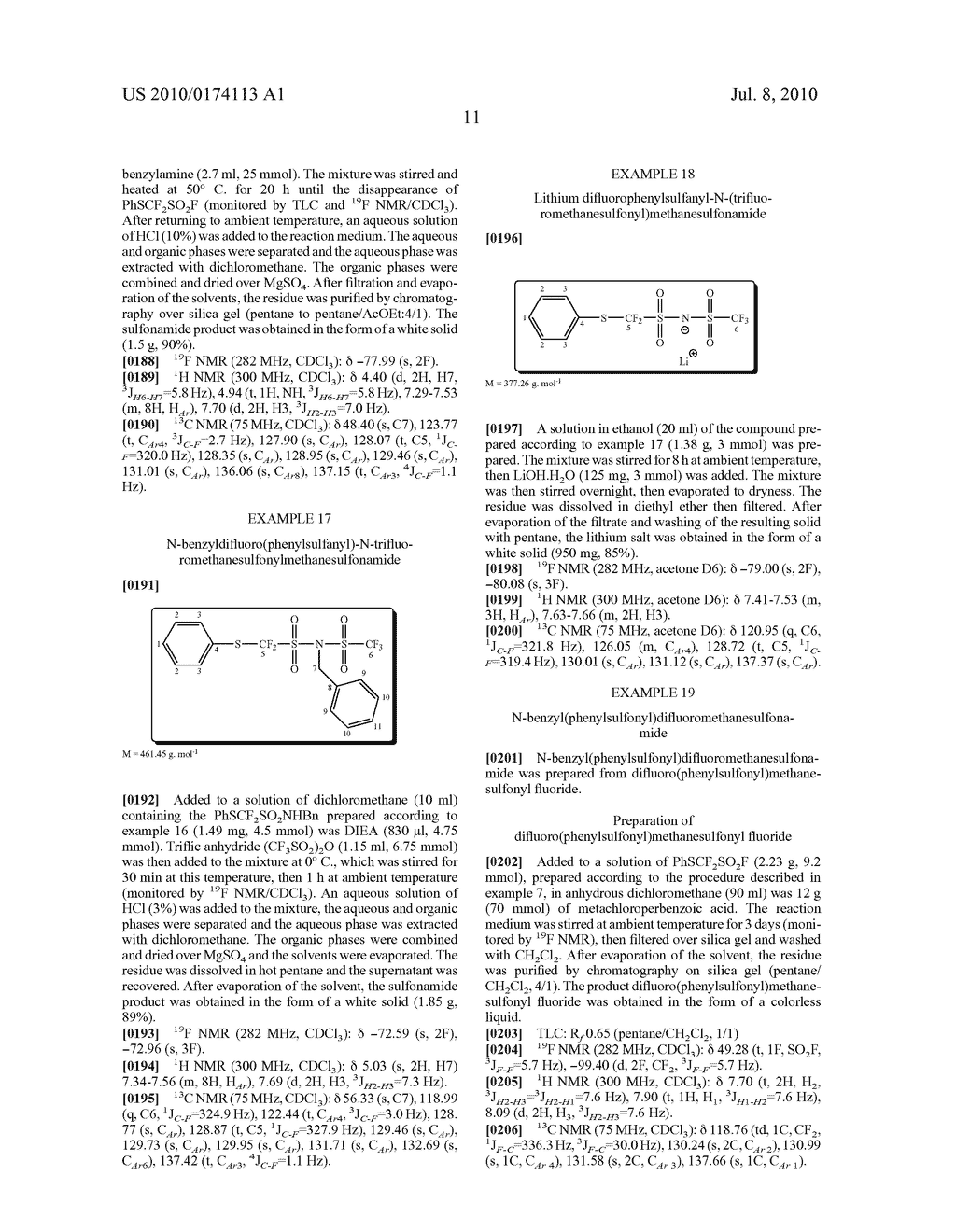 AROMATIC SULPHONYLIMIDES, PREPARATION THEREOF AND USE THEREOF AS ELECTROLYTE - diagram, schematic, and image 14