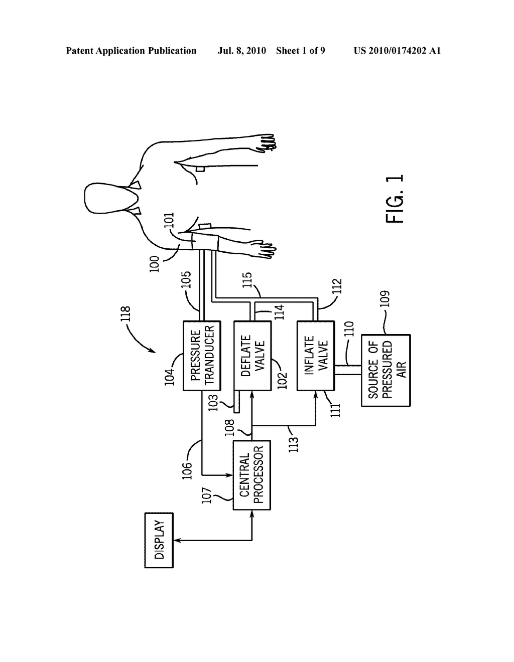 METHOD AND SYSTEM FOR COMBINING OSCILLOMETRIC BLOOD PRESSURE ENVELOPE DATA OBTAINED FROM DIFFERENT SIGNAL PROCESSING PATHS - diagram, schematic, and image 02