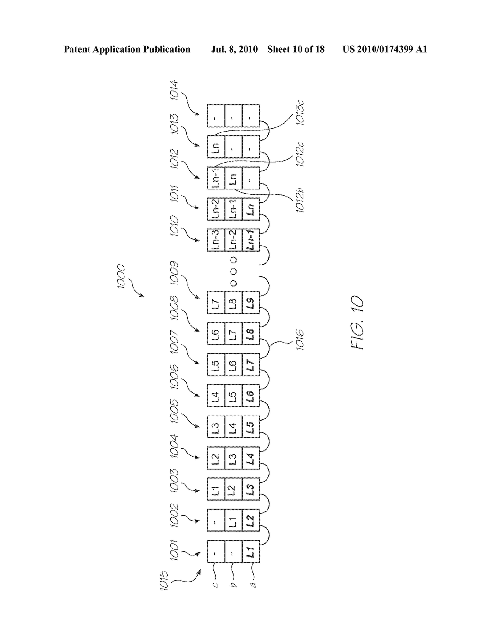 VOLUME ELEMENT PRINTING SYSTEM WITH PRINTHEAD GROUPS OF VARYING VERTICAL DISPLACEMENT FROM SUBSTRATE - diagram, schematic, and image 11