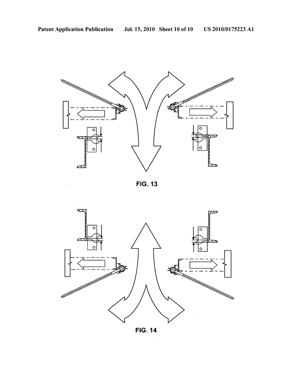 OSCILLATING SELF-CENTERING TRAFFIC DOOR OFFSET HINGE - diagram, schematic, and image 11