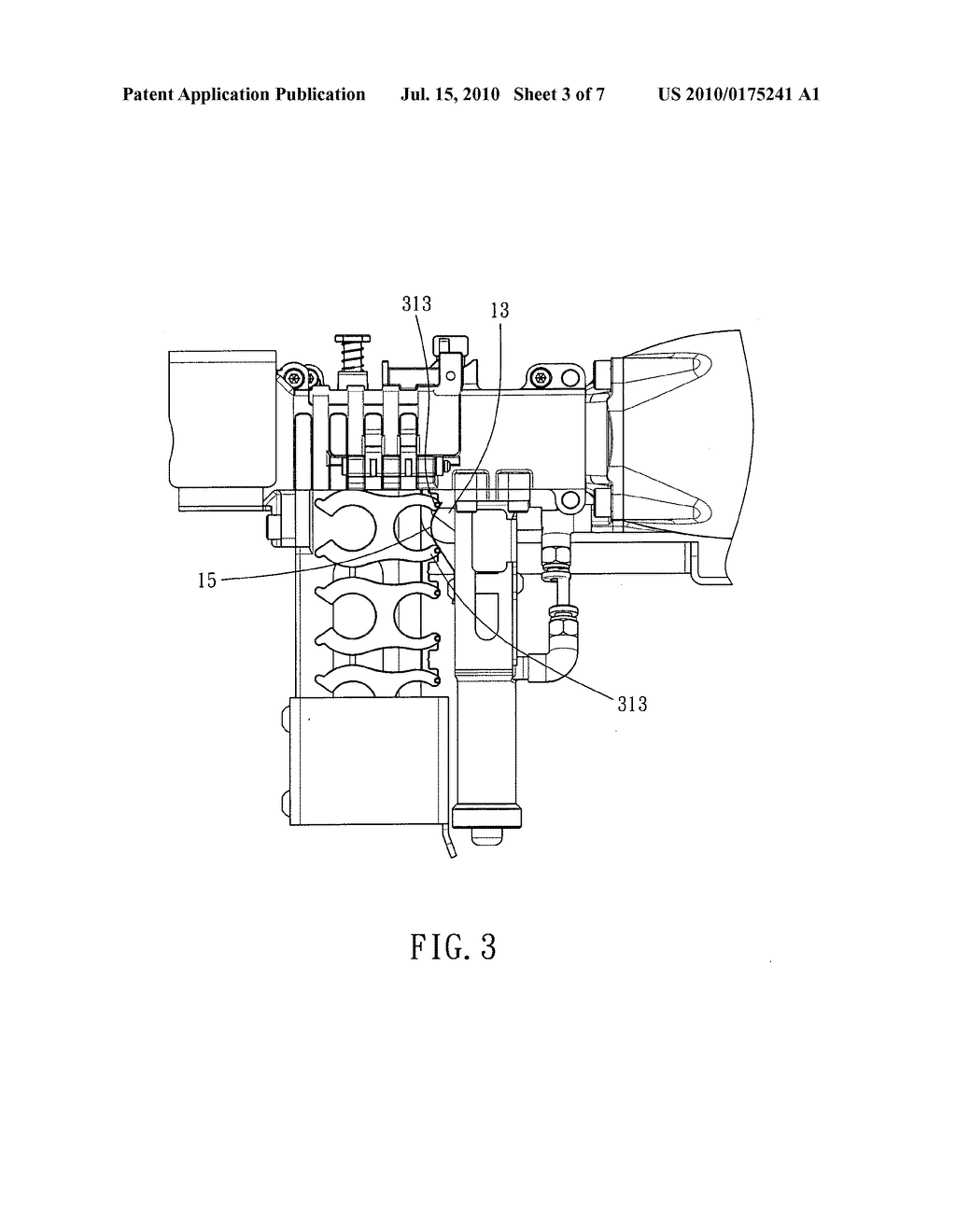 Method of continuously mounting clips to two abutted and crossed rods - diagram, schematic, and image 04