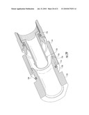 Reuseable Coaxial Connectors and Related Methods diagram and image