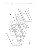 NAME BADGE WITH ILLUMINATED GRAPHIC DISPLAY diagram and image