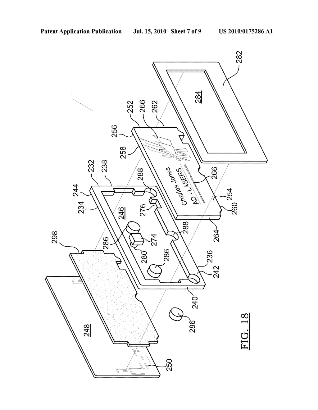 NAME BADGE WITH ILLUMINATED GRAPHIC DISPLAY - diagram, schematic, and image 08