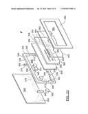 NAME BADGE WITH ILLUMINATED GRAPHIC DISPLAY diagram and image