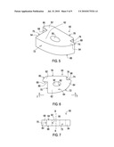 Device for insertion between door and frame to hold door open diagram and image