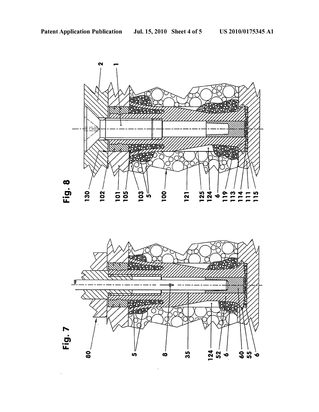 Anchor for a lightweight construction panel and its installation in the panel - diagram, schematic, and image 05