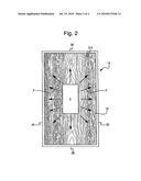 POLYMERIC DOOR FACING WITH TEXTURED INTERIOR SURFACE, AND METHOD OF FORMING SAME diagram and image