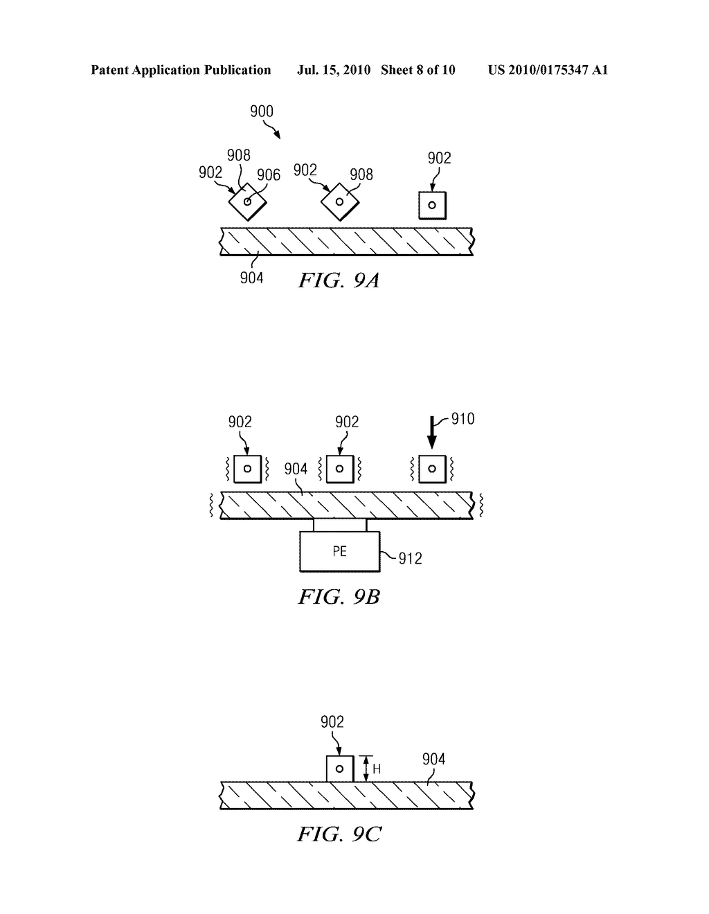 FILAMENT-STRUNG STAND-OFF ELEMENTS FOR MAINTAINING PANE SEPARATION IN VACUUM INSULATING GLAZING UNITS - diagram, schematic, and image 09