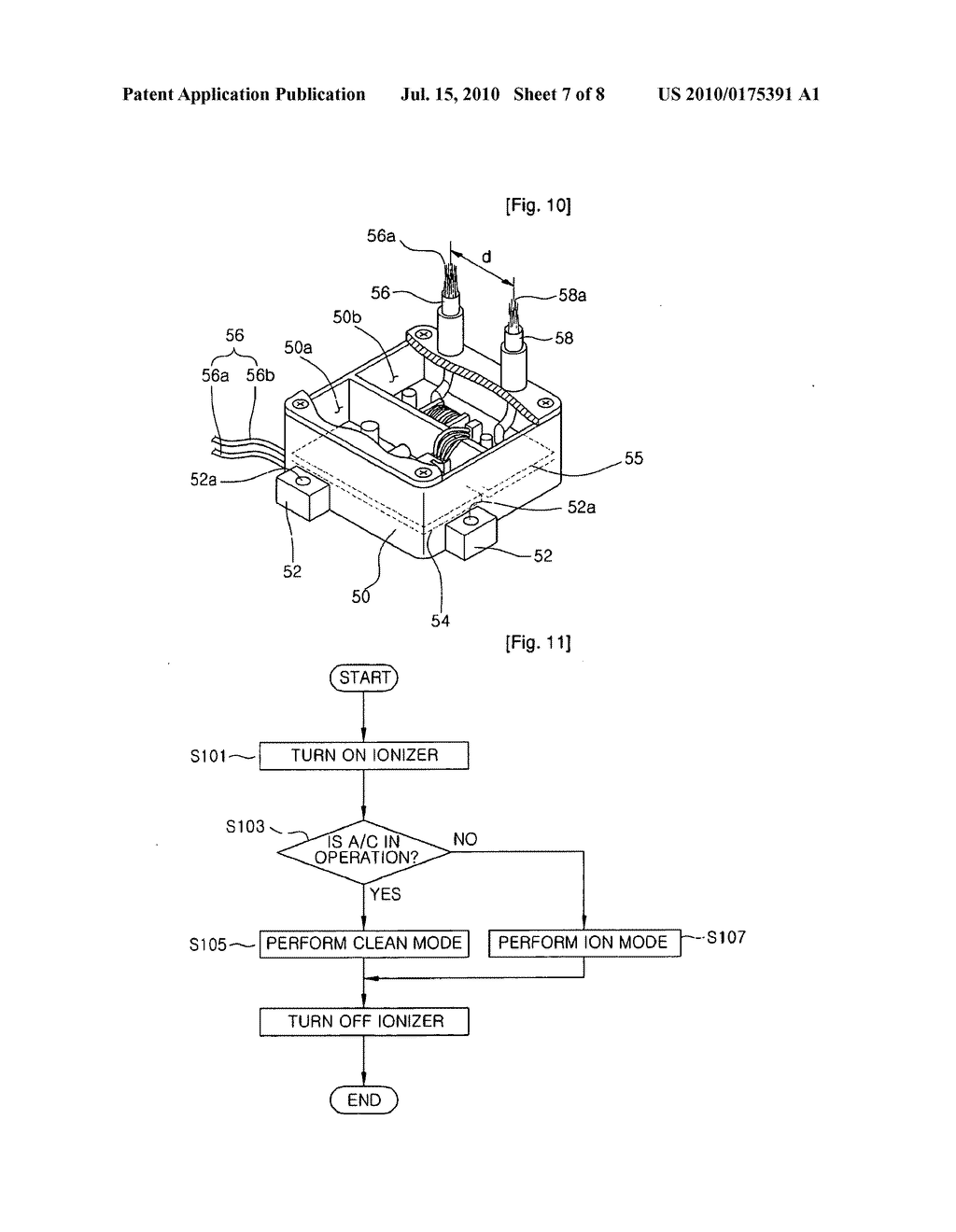 Ionizer and Air Conditioning System for Automotive Vehicles Using the Same - diagram, schematic, and image 08