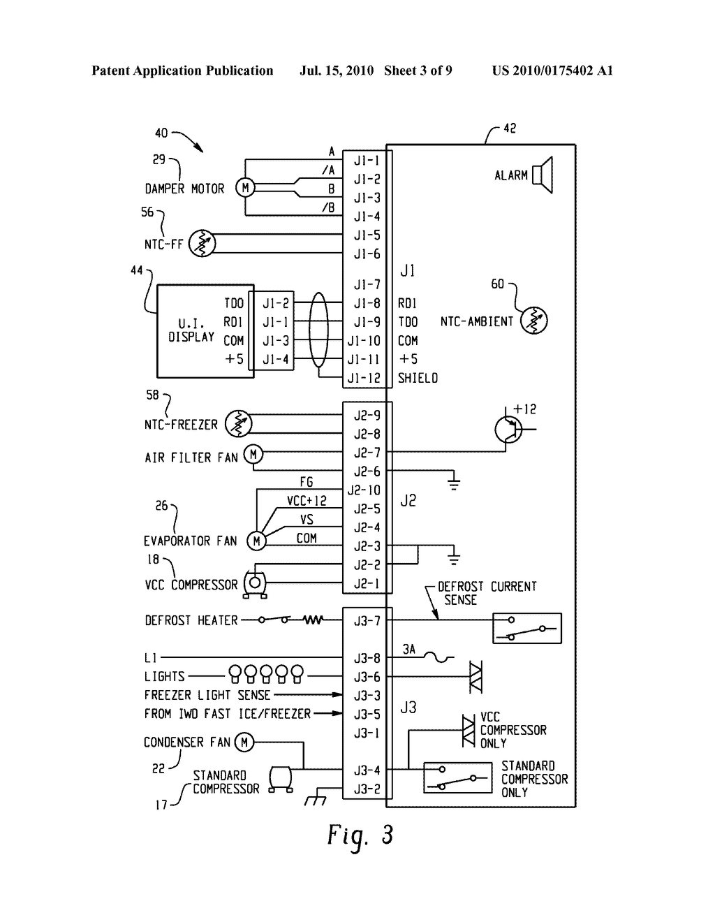 ELECTRONIC REFRIGERATION CONTROL SYSTEM INCLUDING A VARIABLE SPEED COMPRESSOR - diagram, schematic, and image 04