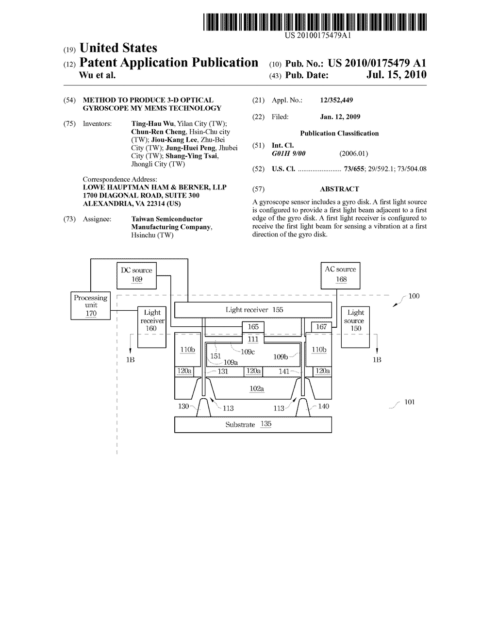 Method to produce 3-D optical gyroscope my MEMS technology - diagram, schematic, and image 01