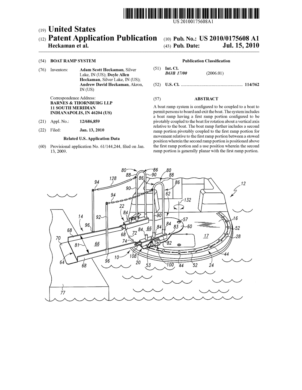 BOAT RAMP SYSTEM - diagram, schematic, and image 01