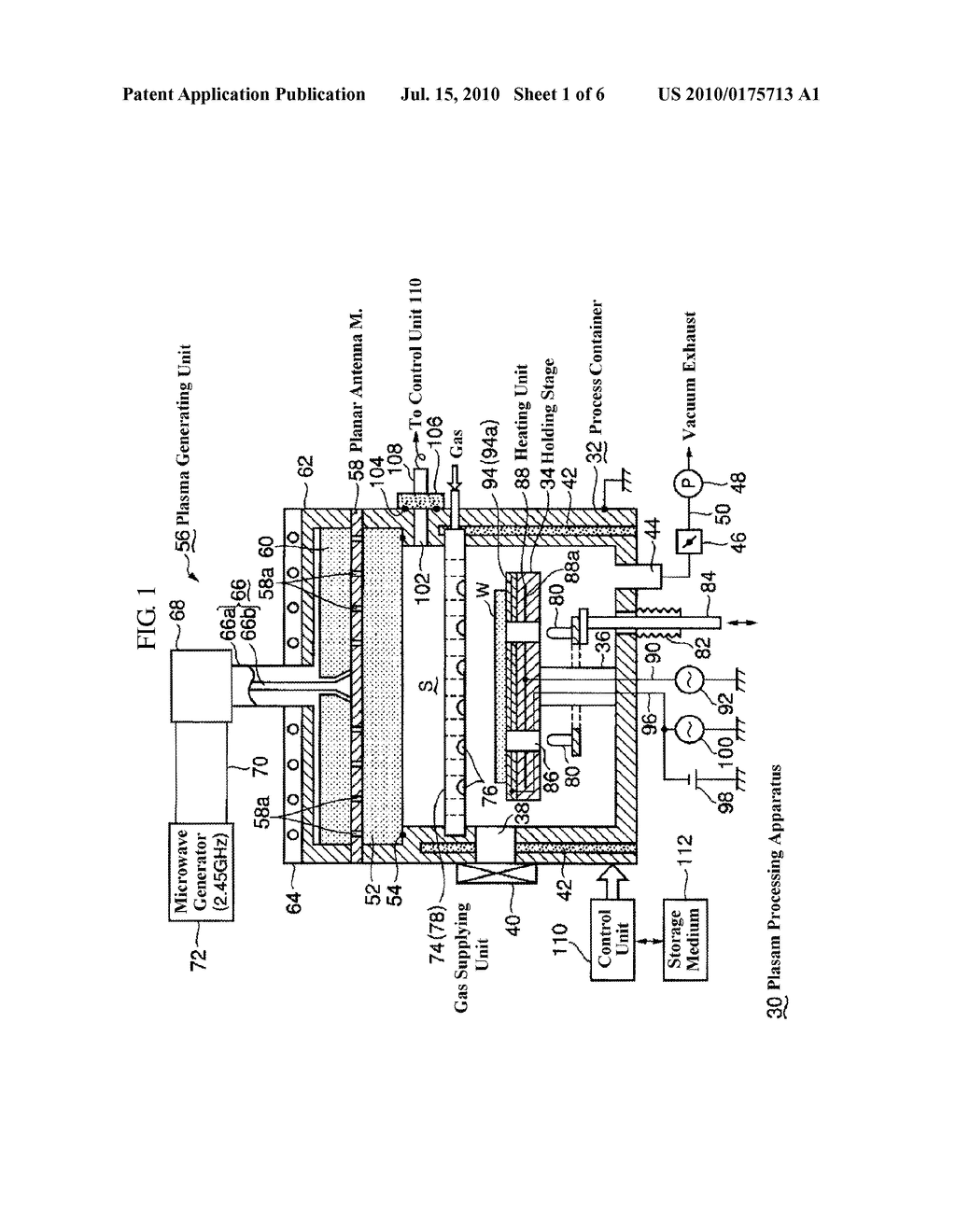 METHOD OF CLEANING PLASMA-TREATING APPARATUS, PLASMA-TREATING APPARATUS WHERE THE CLEANING METHOD IS PRACTICED, AND MEMORY MEDIUM MEMORIZING PROGRAM EXECUTING THE CLEANING METHOD - diagram, schematic, and image 02